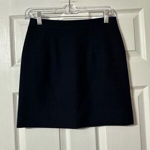 J. Crew Black Mini Skirt